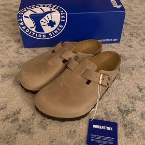 Birkenstock Boston Tobacco Oiled Leather 38